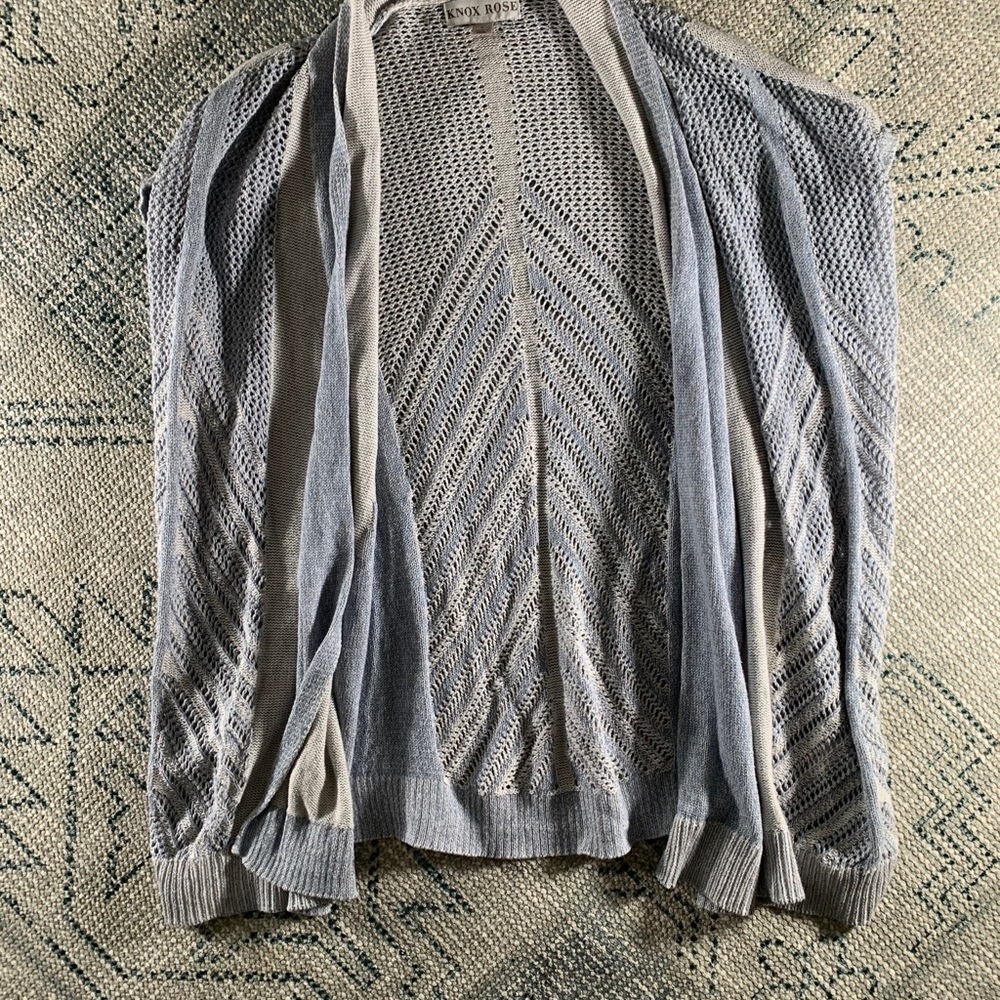 KNOX ROSE SLEEVELESS CARDIGAN - Picture 7 of 7